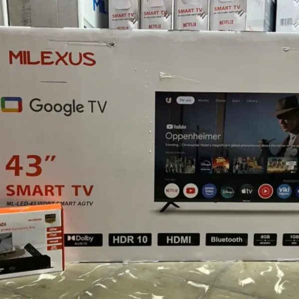 TELEVISOR S-MART TV  MILEXUS 43 PULGADAS