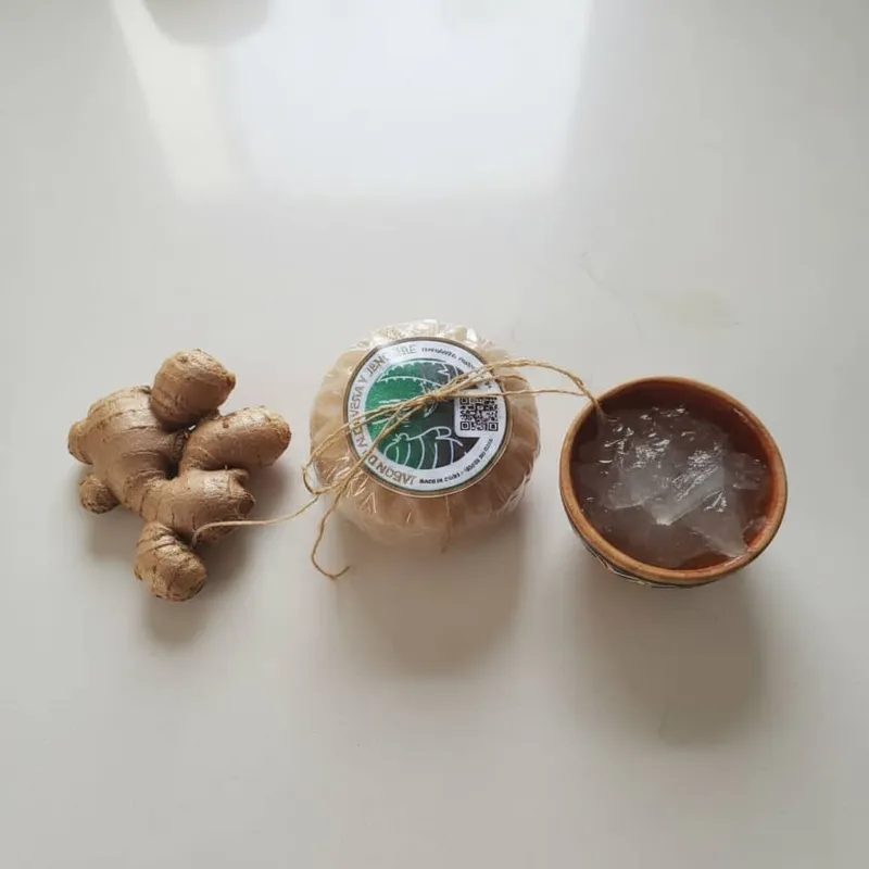 Jabón de Aloe Vera con Jengibre