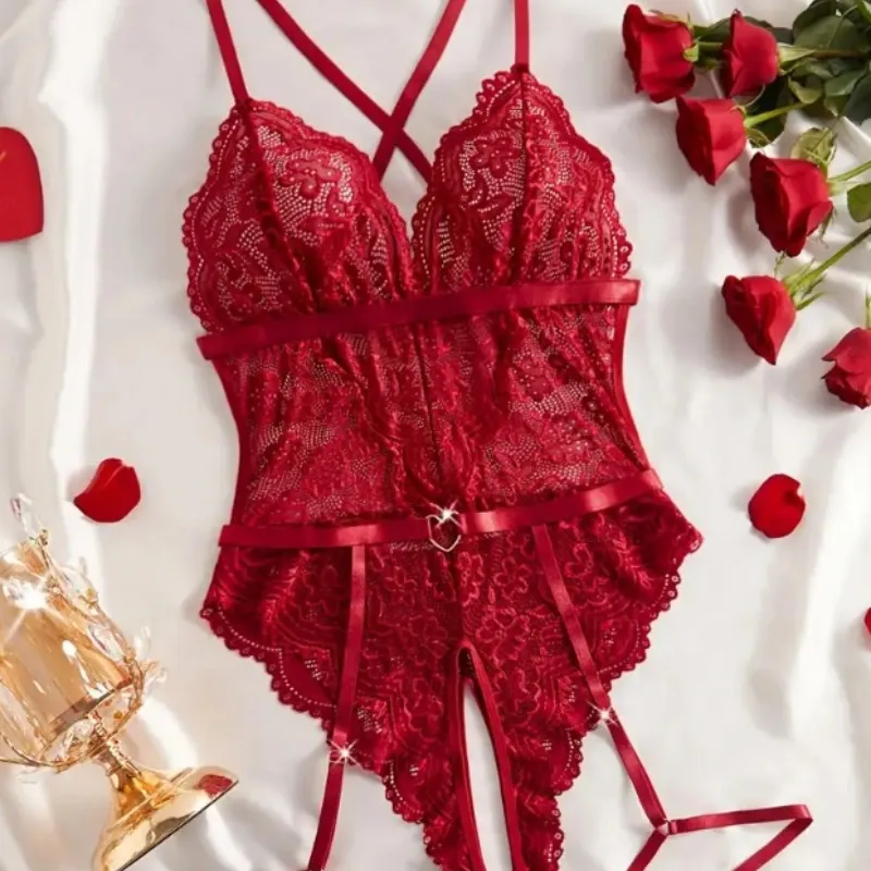 Body burdeos sin entrepierna