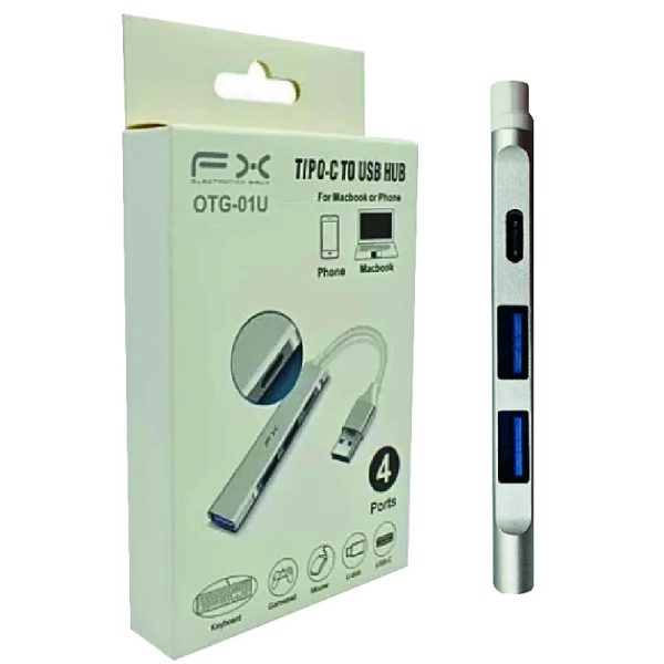 Hub USB 4 puertos