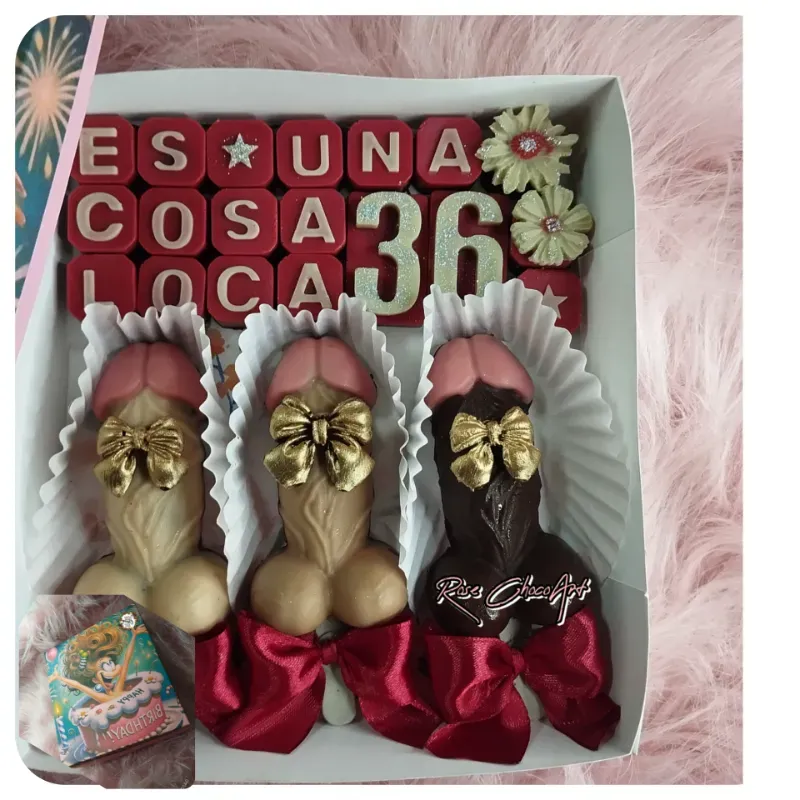 Caja de 3 paletas de adultos con choco-mensaje