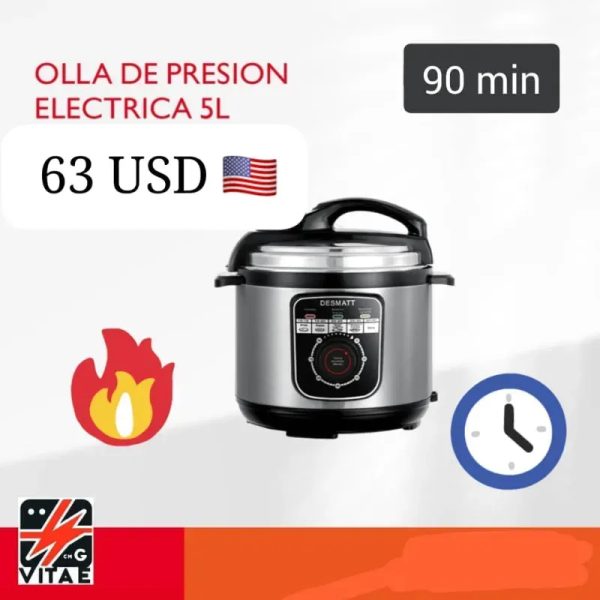 Olla de presión 5 lt