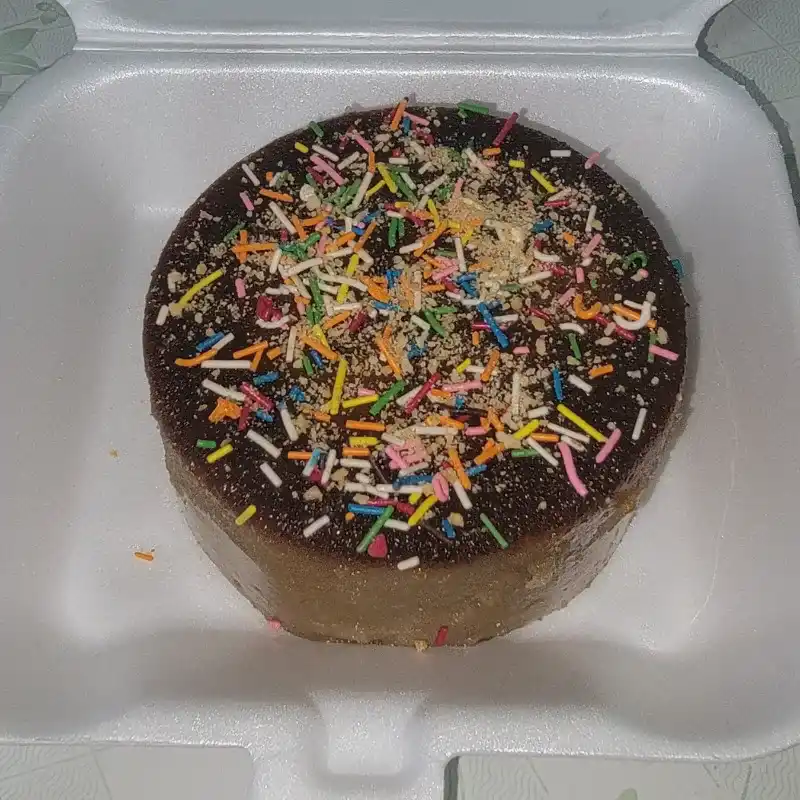 Pudin colorido con doble agrego