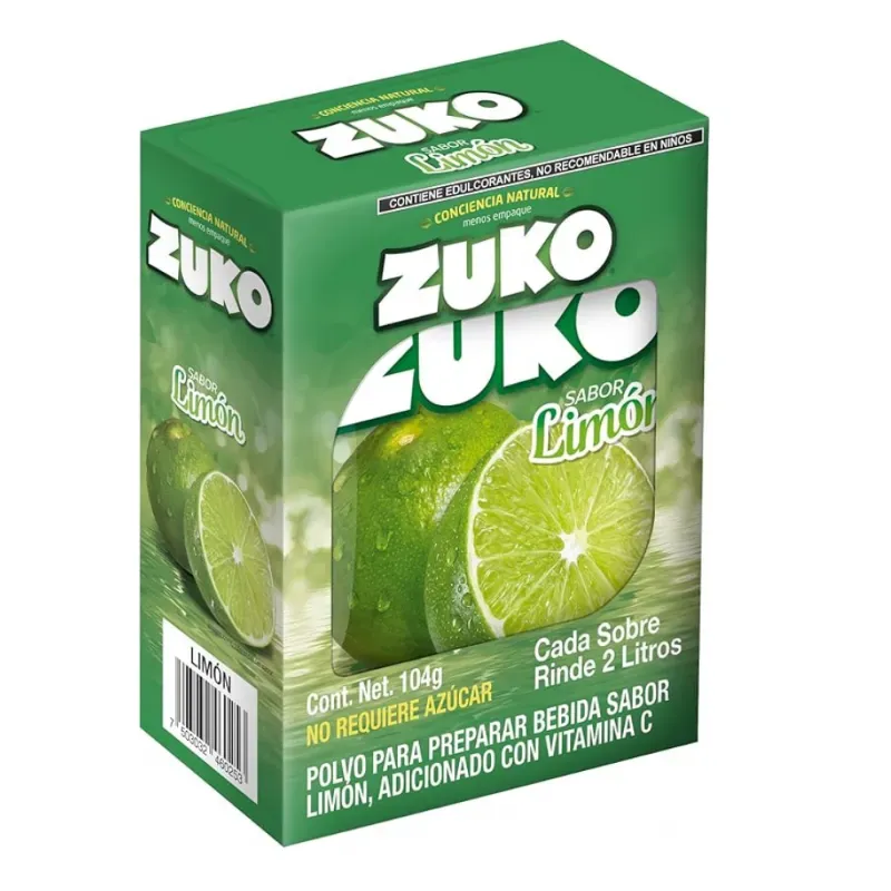 Caja de Refresco Zuko de Limón (8 unidades)