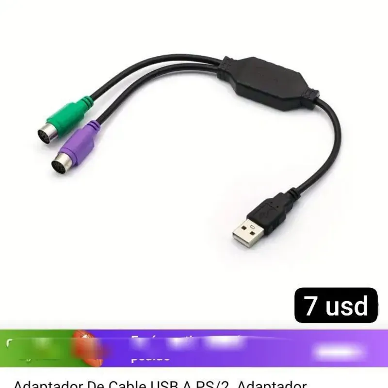 Adaptador de cable USB a PS2