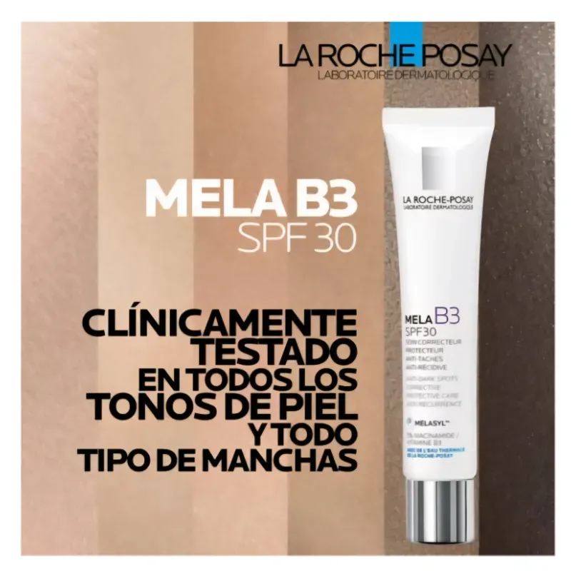 Protector solar spf 30 Mela B3 despigmentante de la Roche-Posay
