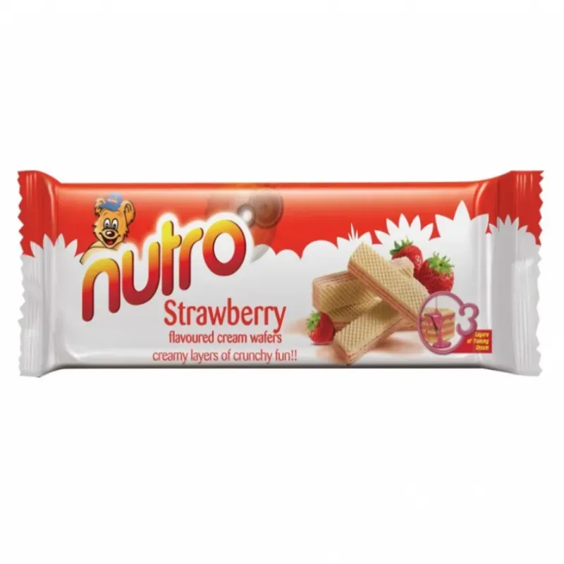 Sorbeto de crema con sabor a fresa Nutro