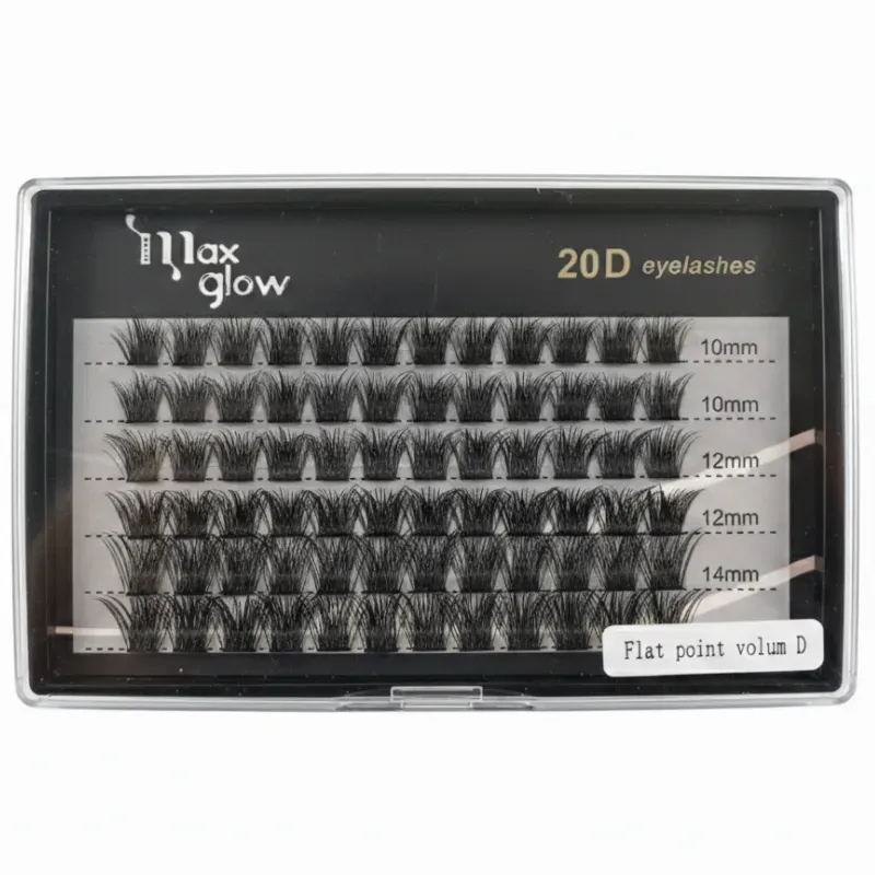 Pestañas por punto AOYASIYUE cluster lashes FLATPOINT