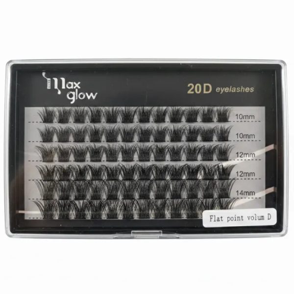 Pestañas por punto AOYASIYUE cluster lashes FLATPOINT
