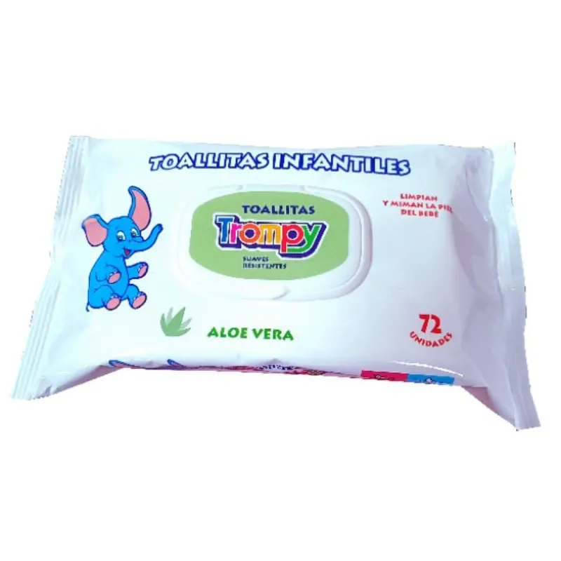 Toallitas Infantiles Aloe Vera 72uds, Trompy