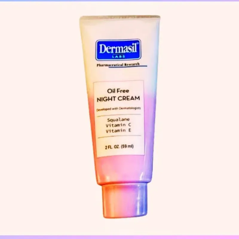 Dermasil Crema Facial Nocturna con Escualano, Vit. C y Vit. E