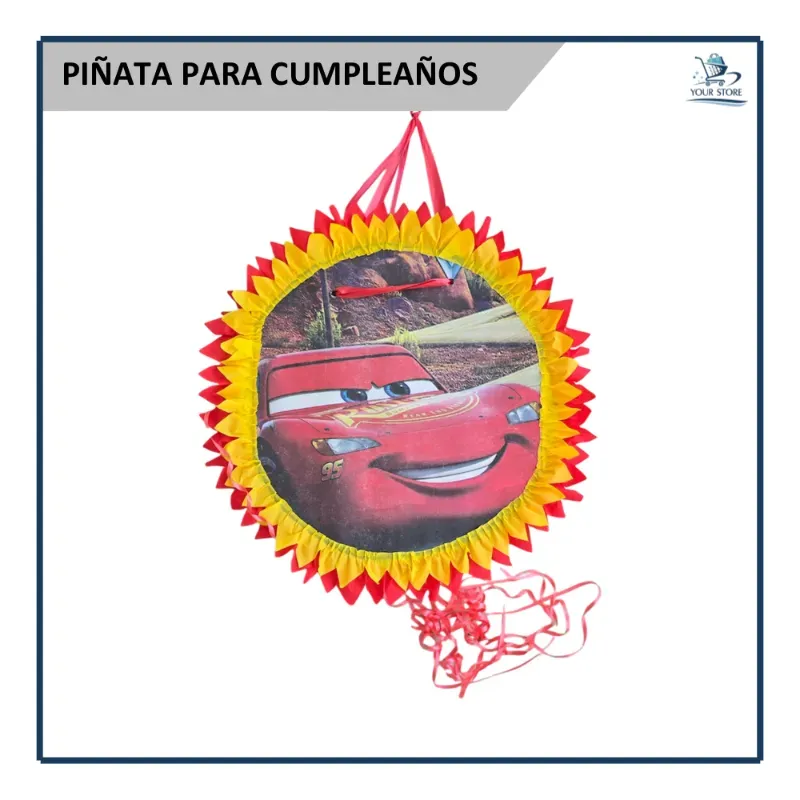 Piñata para Cumpleaños Rayo McQueen