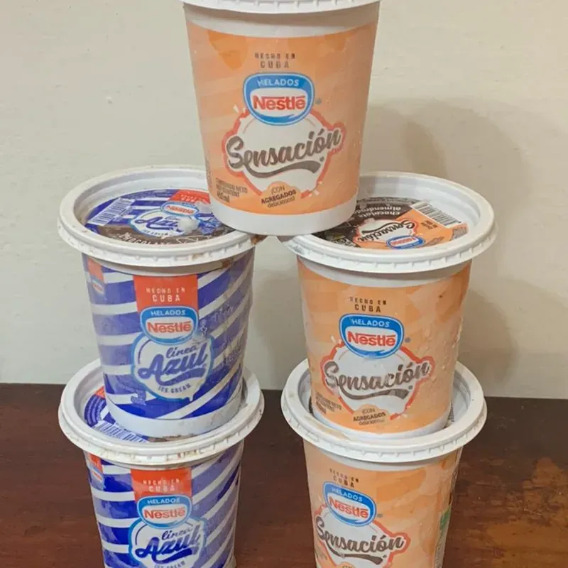 Potes de helado Nestle x5