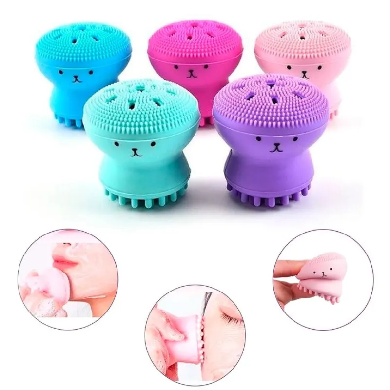 Pulpito , cepillo de limpieza facial de silicona
