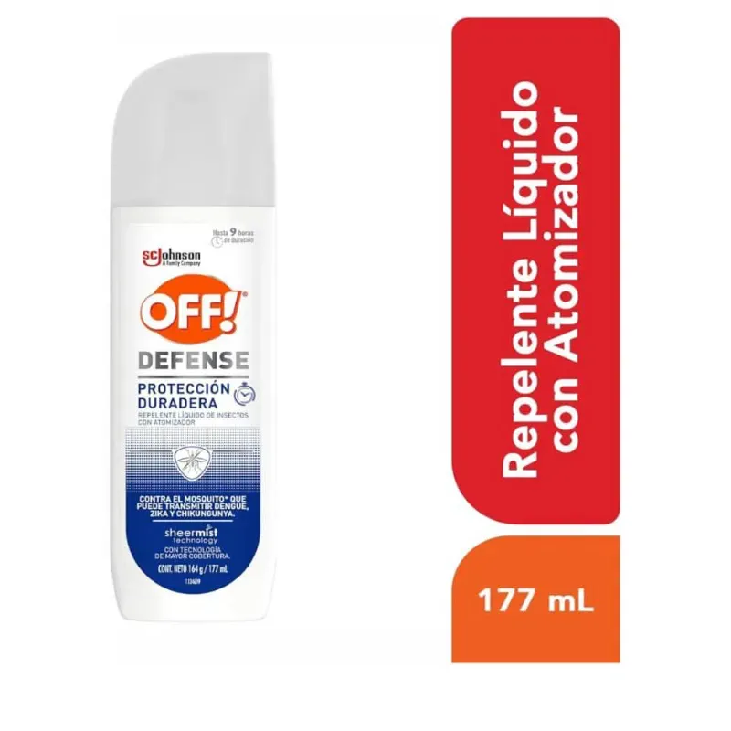 ️ OFF! Defense – Repelente Líquido con Atomizador | SC Johnson