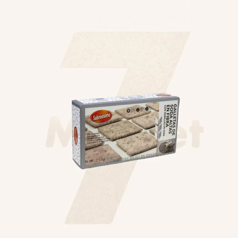 Galletas soda de chía