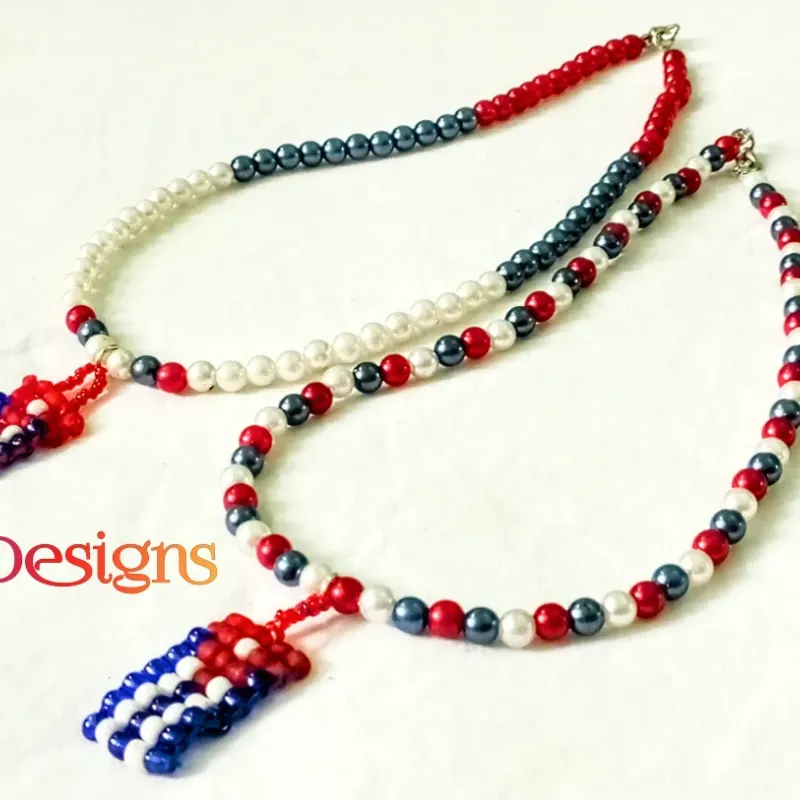 Collares Cuba con Bandera.