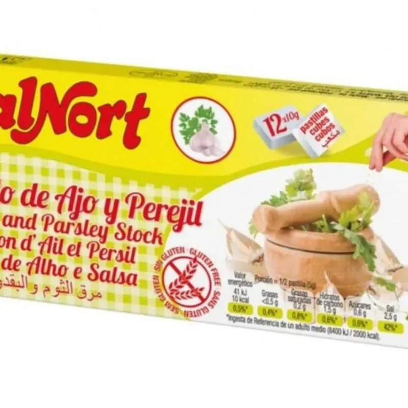 Pastilla de ajo y perejil