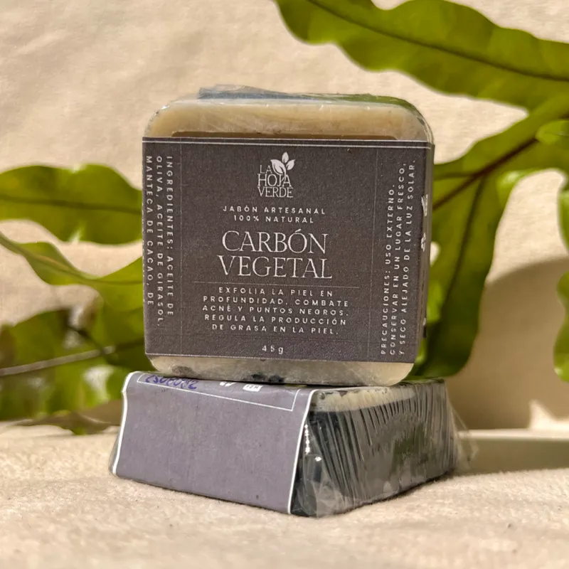 Jabón mini de Carbón vegetal 