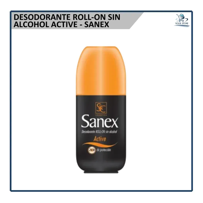 Desodorante Roll-On Active - Sanex (100ml)