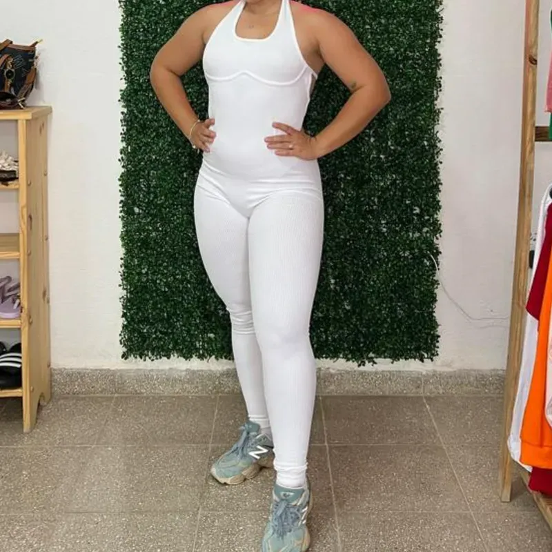 Juego de licra y blusa