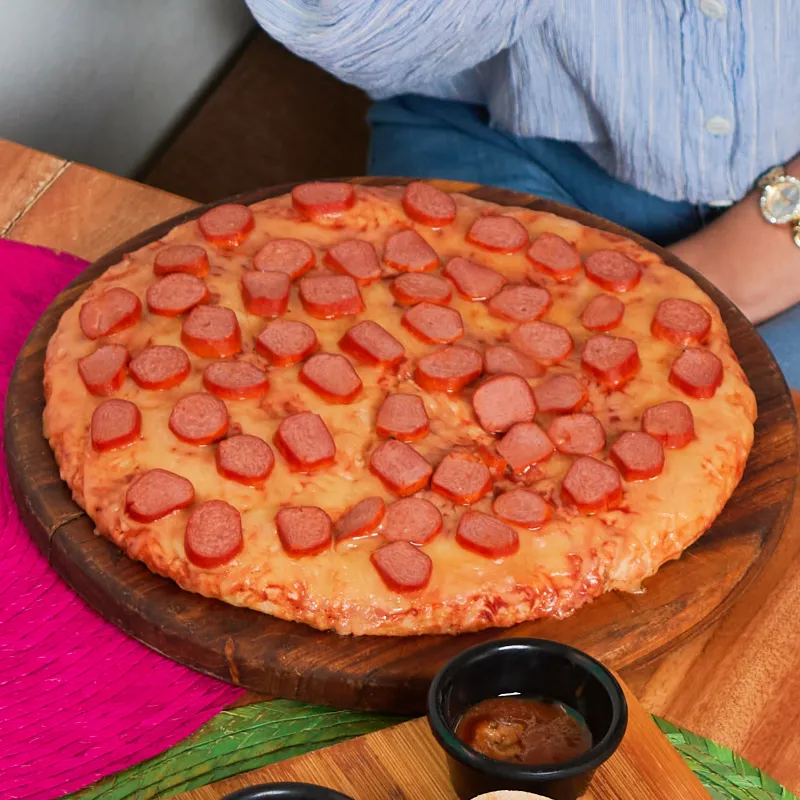 Pizza de Salchicha