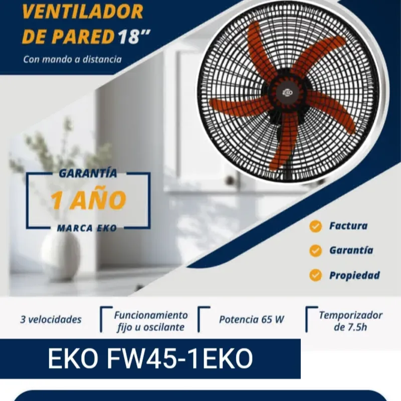 Ventilador de pared 18 pulgadas EKO
