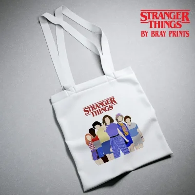 Bolsa Stranger Things Acuarela