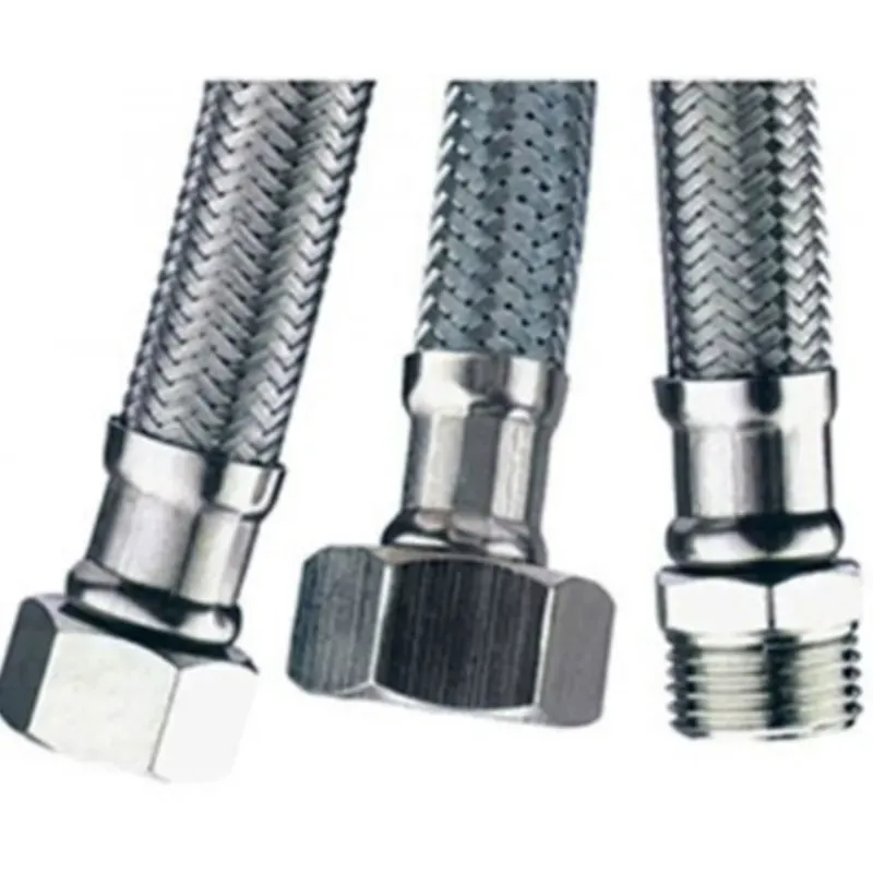 Latiguillo acero inoxidable, H1/2 X H1/2. 30cm. (AISI304)