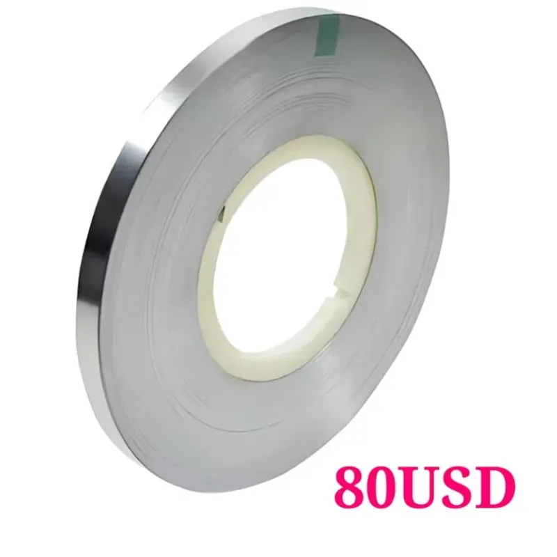 1kg-Rollo Hojas de Acero Niquelado para soldadura.