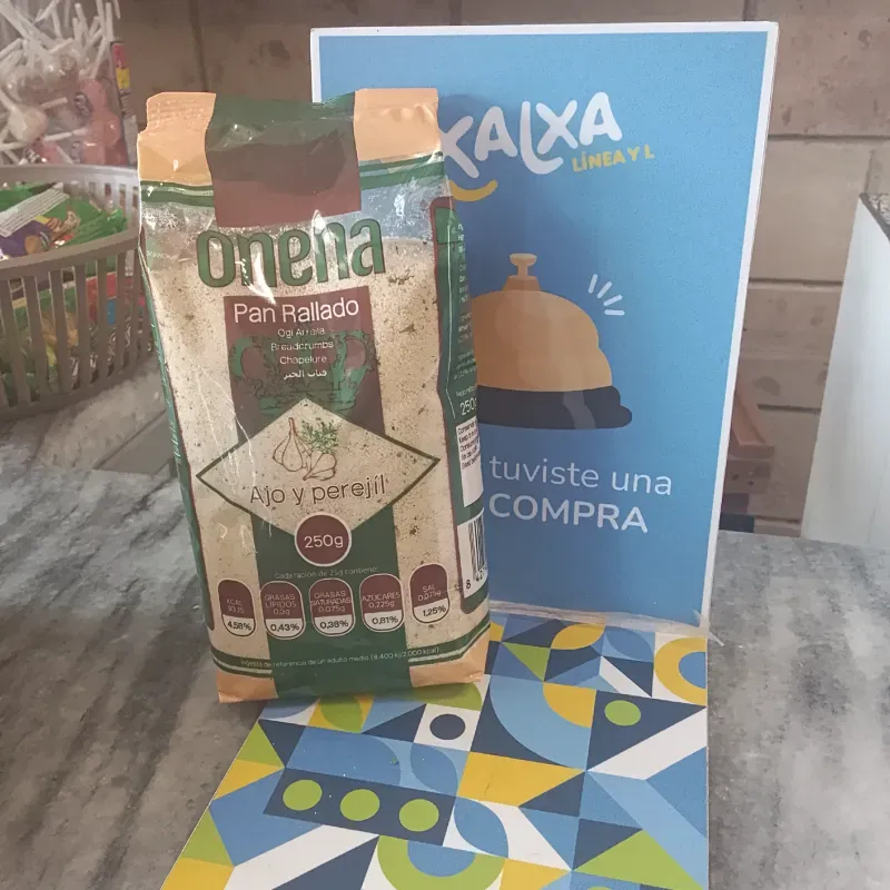 Onena Pan Rayado Ajo y Perejil 250g