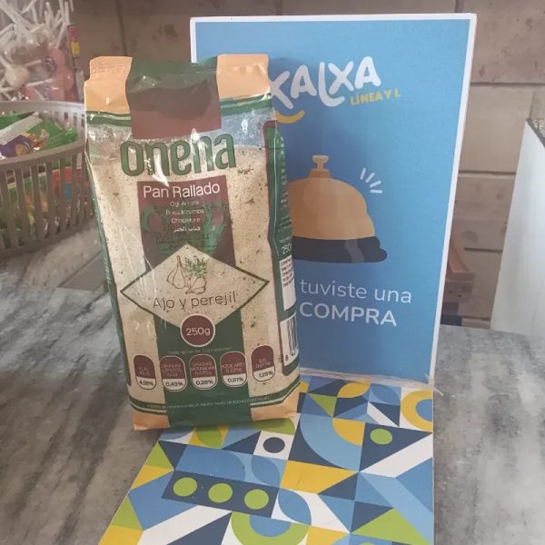 Onena Pan Rayado Ajo y Perejil 250g