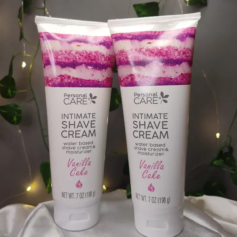 Crema para afeitar de vainilla