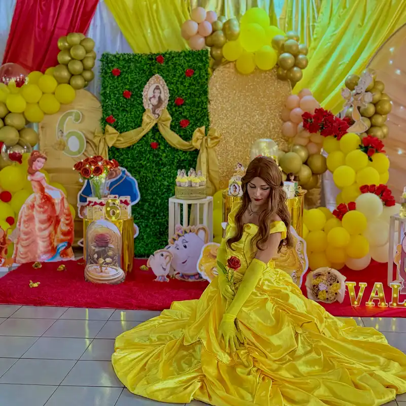 Decoración bella y bestia