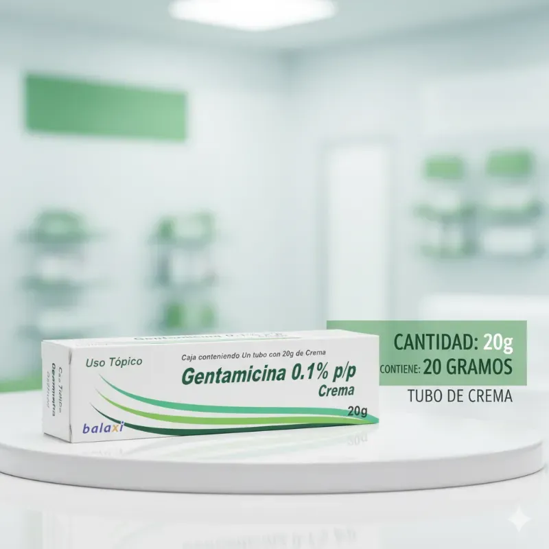 GENTAMICINA (0.1%,20g)(VENCE 7-26)