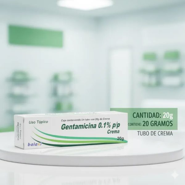 GENTAMICINA (0.1%,20g)(VENCE 7-26)