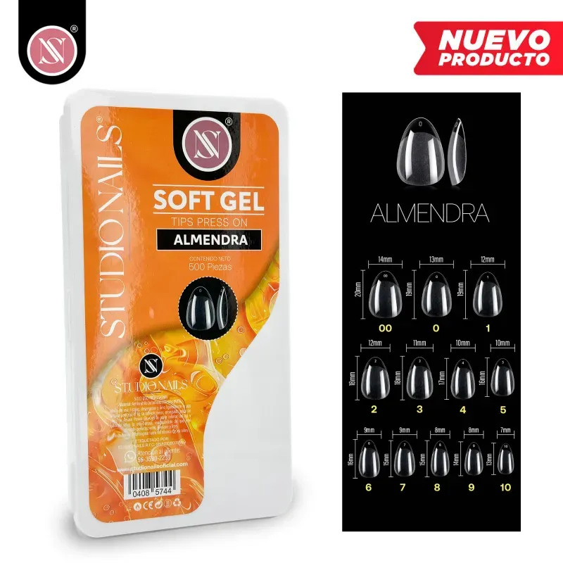Uñas Soft Gel Almendrada