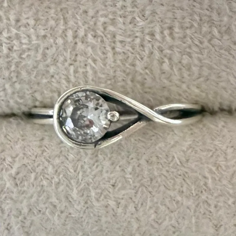 Anillo Infinito una Piedra