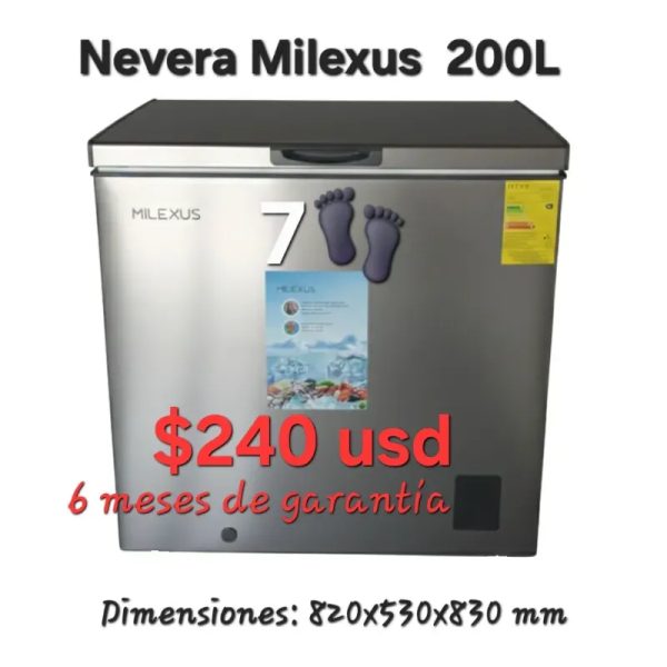Nevera Milexus 7 pies