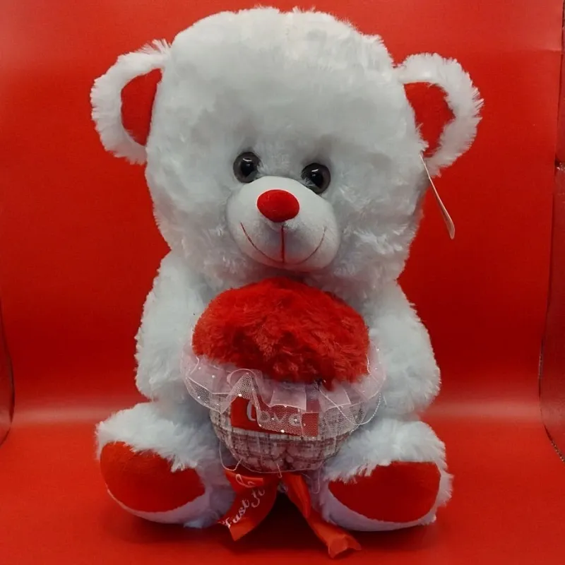 Oso de peluche blanco