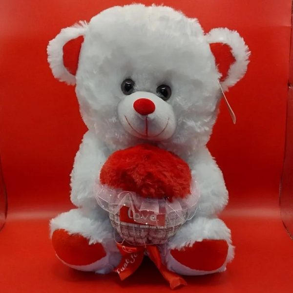 Oso de peluche blanco