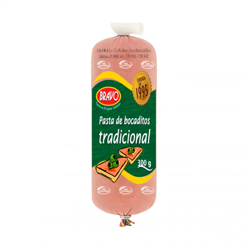 Pasta de bocaditos tradicional Bravo