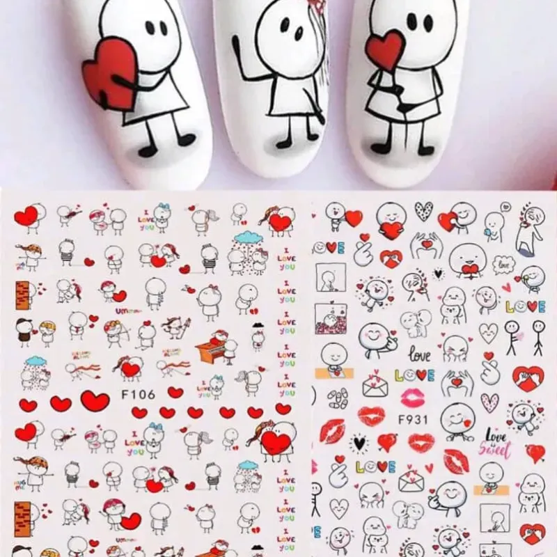 Calcomanías Enamorados