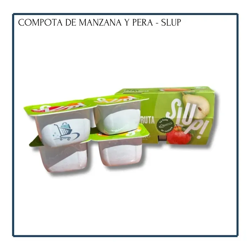 Compota de Manzana y Pera - SLUP (4u)