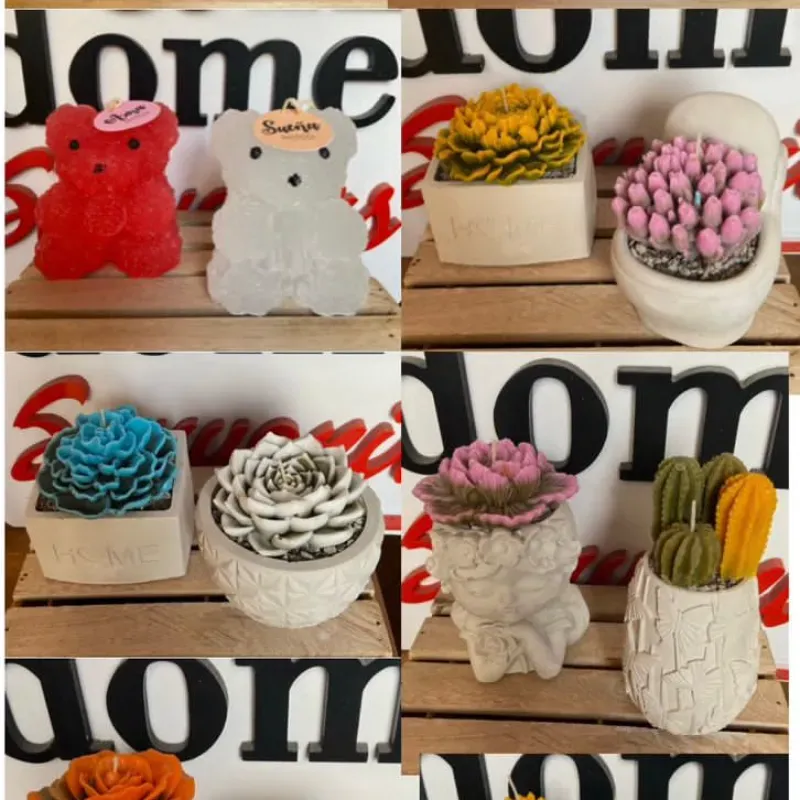 Velas decorativas y aromáticas