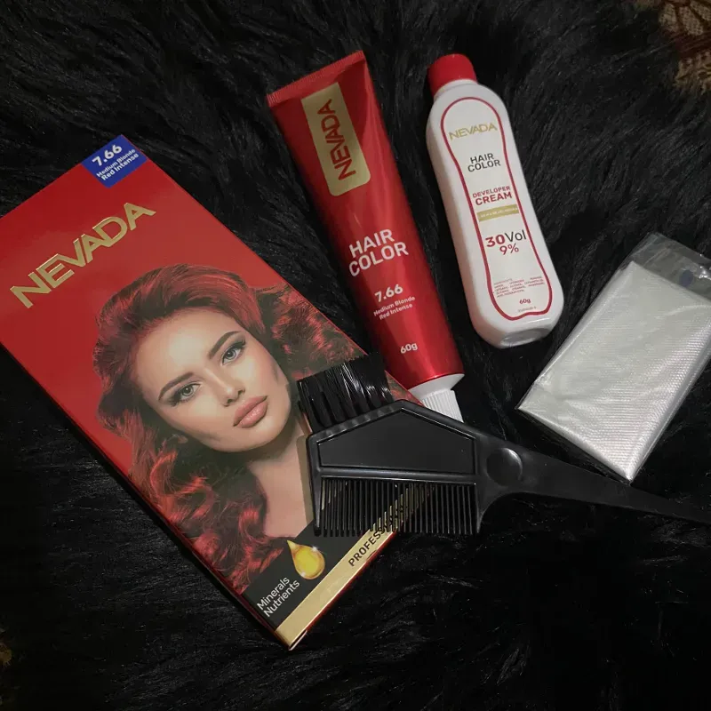 Tinte Nevada #7.66 RUBIO MEDIO ROJO INTENSO