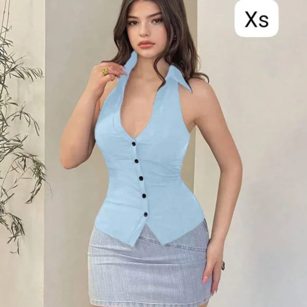  Conjunto Blue Fresh – Estilo juvenil con estructura visual y actitud empoderada