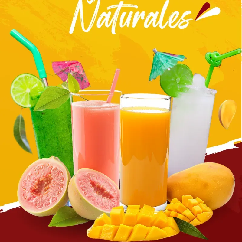 Jugo de frutas naturales