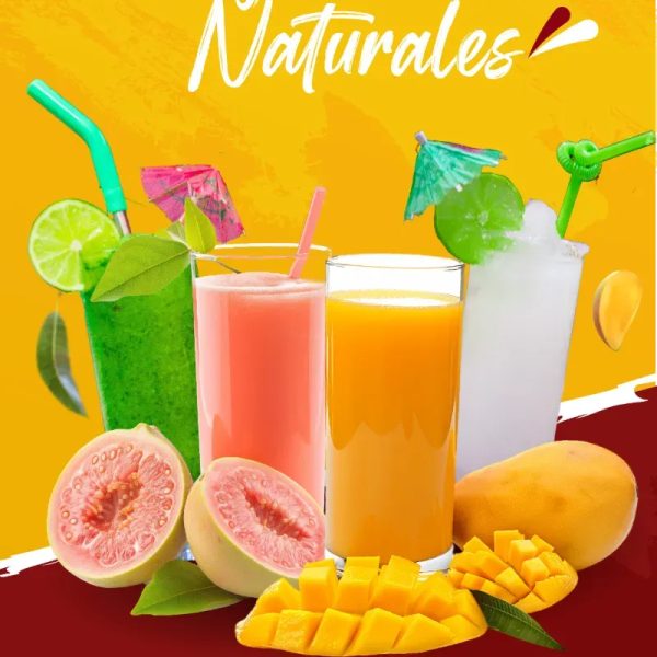 Jugo de frutas naturales