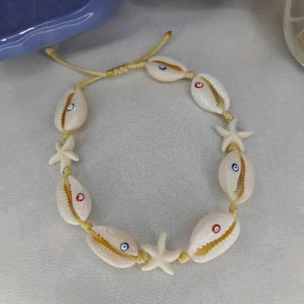 Tobillera de caracoles
